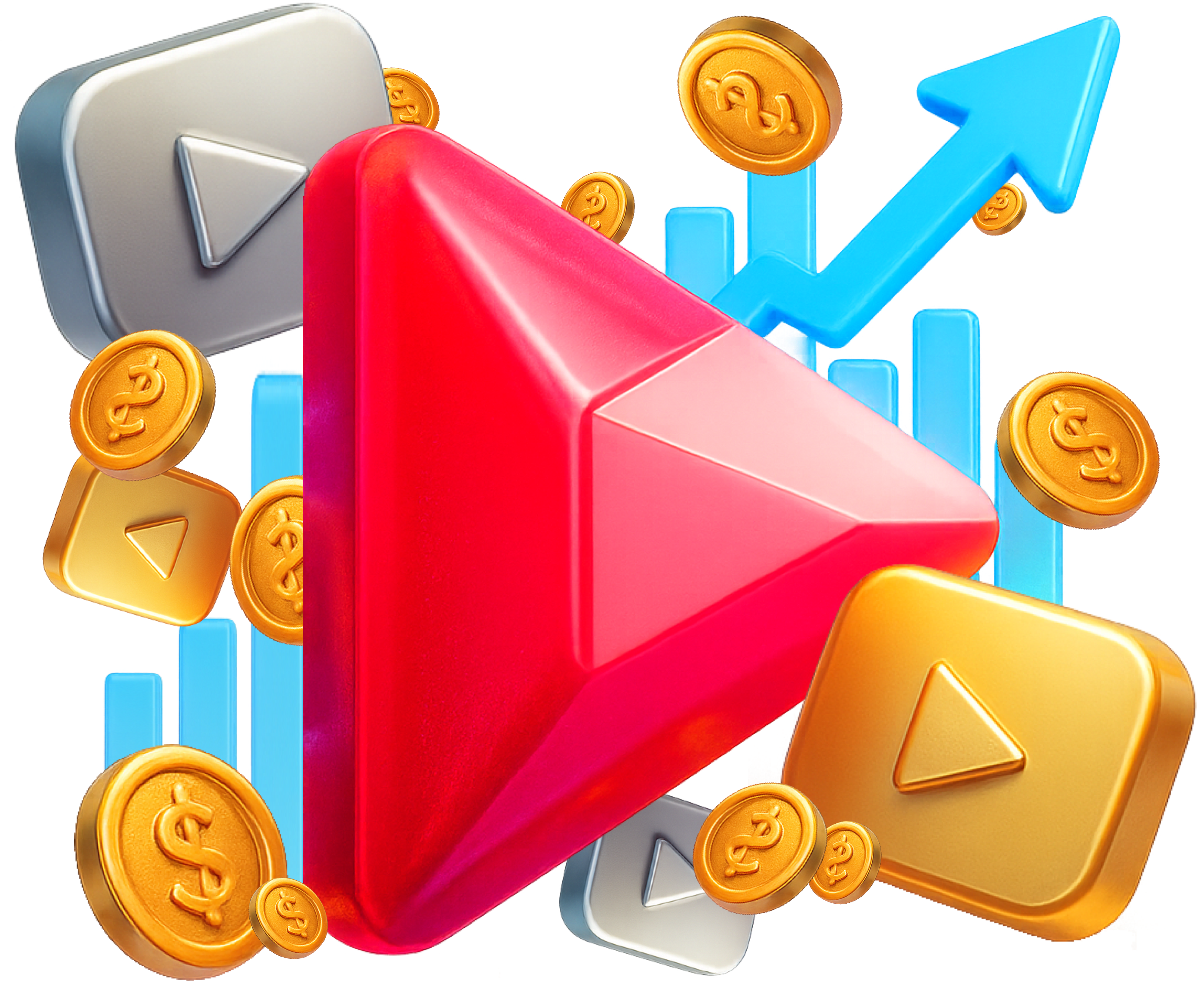 YunaTube Logo 3D